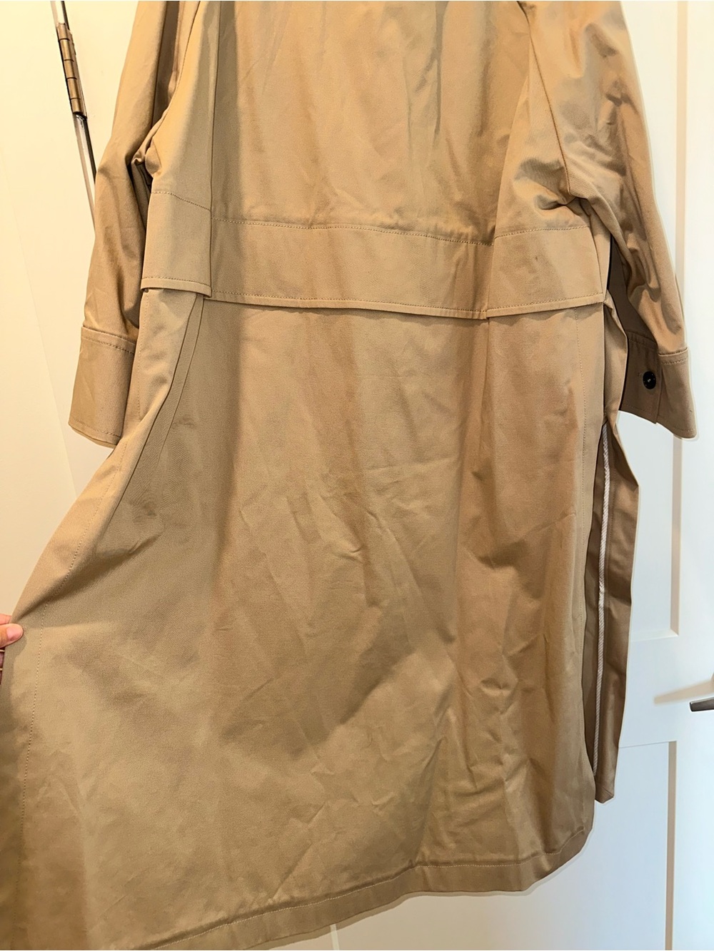 ZARA OVERSIZE TRENCH COAT WITH SCARF ZW LIMITED EDITION NEW SS26 Size M - Picture 15 of 15